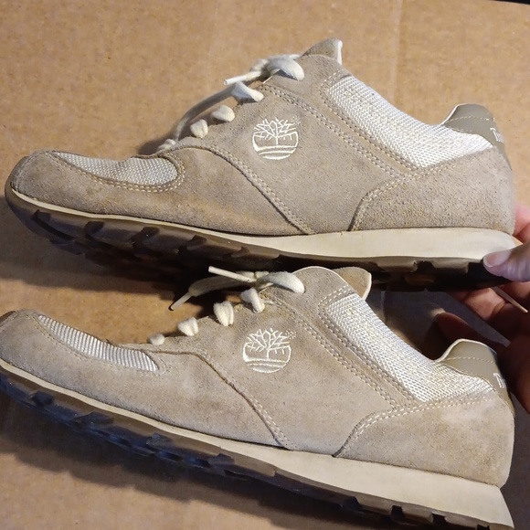 Women's tan Timberland sneakers - Picture 5 of 10
